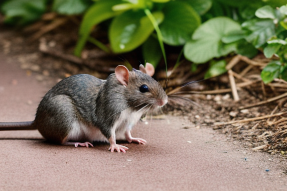 Roedor saudável em ambiente enriquecido