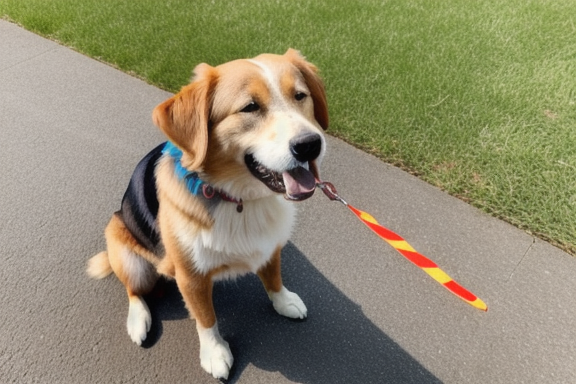 Cachorro sentado obedientemente e recebendo um petisco do seu dono